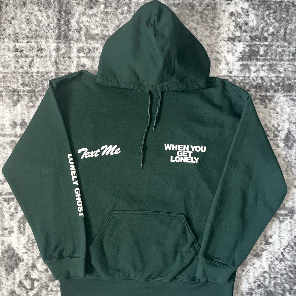Lonely Ghost Text Me When You Get Lonely Hoodie